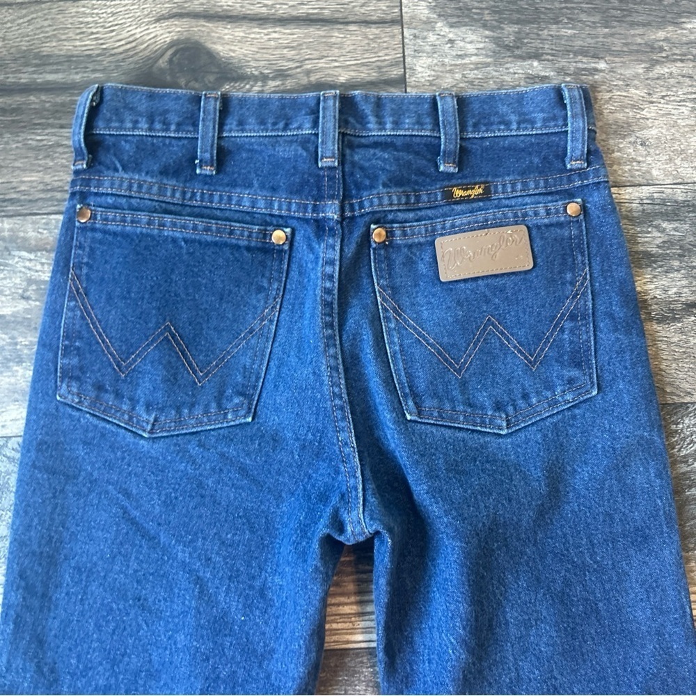 Wrangler Classic Original Cowboy Cut 936 Men's Blue Denim Jeans Size 29x33 - Picture 2 of 5